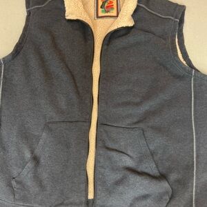 Tommy Bahama Cream Sherpa Vest